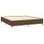 Cadru de pat box spring, maro închis, 180x200 cm, textil GartenMobel Dekor
