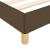 Cadru de pat box spring, maro închis, 180x200 cm, textil GartenMobel Dekor