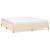 Cadru de pat box spring, crem, 180x200 cm, textil GartenMobel Dekor