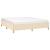 Cadru de pat box spring, crem, 180x200 cm, textil GartenMobel Dekor