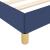 Cadru de pat box spring, albastru, 180x200 cm, textil GartenMobel Dekor