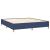 Cadru de pat box spring, albastru, 180x200 cm, textil GartenMobel Dekor