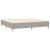 Cadru de pat box spring, gri deschis, 200x200 cm, textil GartenMobel Dekor