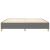 Cadru de pat box spring, gri închis, 200x200 cm, textil GartenMobel Dekor