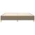 Cadru de pat box spring, gri taupe, 200x200 cm, textil GartenMobel Dekor