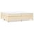Cadru de pat box spring, crem, 200x200 cm, textil GartenMobel Dekor