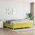 Cadru de pat box spring, verde, 200x200 cm, textil GartenMobel Dekor