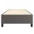 Cadru de pat box spring, gri, 90x200 cm, piele ecologică GartenMobel Dekor