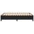 Cadru de pat box spring, negru, 140x190 cm, piele ecologică GartenMobel Dekor