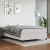 Cadru de pat box spring, alb, 140x190 cm, piele ecologică GartenMobel Dekor