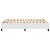 Cadru de pat box spring, alb, 140x190 cm, piele ecologică GartenMobel Dekor