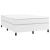 Cadru de pat box spring, alb, 140x190 cm, piele ecologică GartenMobel Dekor