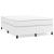 Cadru de pat box spring, alb, 140x190 cm, piele ecologică GartenMobel Dekor
