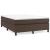 Cadru de pat box spring, maro, 140x190 cm, piele ecologică GartenMobel Dekor