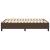 Cadru de pat box spring, maro, 140x190 cm, piele ecologică GartenMobel Dekor