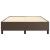Cadru de pat box spring, maro, 140x190 cm, piele ecologică GartenMobel Dekor