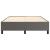 Cadru de pat box spring, gri, 140x190 cm, piele ecologică GartenMobel Dekor