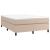 Cadru de pat box spring, cappuccino, 140x190cm, piele ecologică GartenMobel Dekor