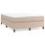 Cadru de pat box spring, cappuccino, 140x190cm, piele ecologică GartenMobel Dekor