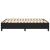 Cadru de pat box spring, negru, 140x200 cm, piele ecologică GartenMobel Dekor