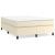 Cadru de pat box spring, crem, 140x200 cm, piele ecologică GartenMobel Dekor