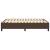 Cadru de pat box spring, maro, 140x200 cm, piele ecologică GartenMobel Dekor