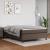 Cadru de pat box spring, maro, 140x200 cm, piele ecologică GartenMobel Dekor