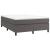 Cadru de pat box spring, gri, 140x200 cm, piele ecologică GartenMobel Dekor