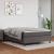 Cadru de pat box spring, gri, 140x200 cm, piele ecologică GartenMobel Dekor