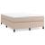 Cadru de pat box spring, cappuccino, 140x200cm, piele ecologică GartenMobel Dekor