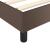 Cadru de pat box spring, maro, 160x200 cm, piele ecologică GartenMobel Dekor