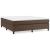 Cadru de pat box spring, maro, 160x200 cm, piele ecologică GartenMobel Dekor