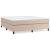 Cadru de pat box spring, cappuccino, 160x200cm, piele ecologică GartenMobel Dekor