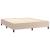 Cadru de pat box spring, cappuccino, 160x200cm, piele ecologică GartenMobel Dekor