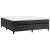 Cadru de pat box spring, negru, 180x200 cm, piele ecologică GartenMobel Dekor