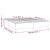 Cadru de pat box spring, alb, 180x200 cm, piele ecologică GartenMobel Dekor