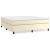 Cadru de pat box spring, crem, 180x200 cm, piele ecologică GartenMobel Dekor