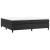 Cadru de pat box spring, negru, 200x200 cm, piele ecologică GartenMobel Dekor