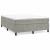 Cadru de pat box spring, gri deschis, 140x190 cm, catifea GartenMobel Dekor