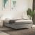 Cadru de pat box spring, gri deschis, 140x190 cm, catifea GartenMobel Dekor