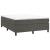Cadru de pat box spring, gri închis, 140x190 cm, catifea GartenMobel Dekor