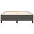 Cadru de pat box spring, gri închis, 140x190 cm, catifea GartenMobel Dekor
