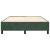 Cadru de pat box spring, verde închis, 140x190 cm, catifea GartenMobel Dekor