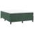 Cadru de pat box spring, verde închis, 140x190 cm, catifea GartenMobel Dekor