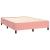 Cadru de pat box spring, roz, 140x190 cm, catifea GartenMobel Dekor