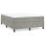 Cadru de pat box spring, gri deschis, 140x200 cm, catifea GartenMobel Dekor