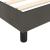 Cadru de pat box spring, gri închis, 140x200 cm, catifea GartenMobel Dekor
