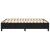 Cadru de pat box spring, negru, 140x200 cm, catifea GartenMobel Dekor
