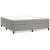 Cadru de pat box spring, gri deschis, 160x200 cm, catifea GartenMobel Dekor