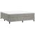 Cadru de pat box spring, gri deschis, 160x200 cm, catifea GartenMobel Dekor